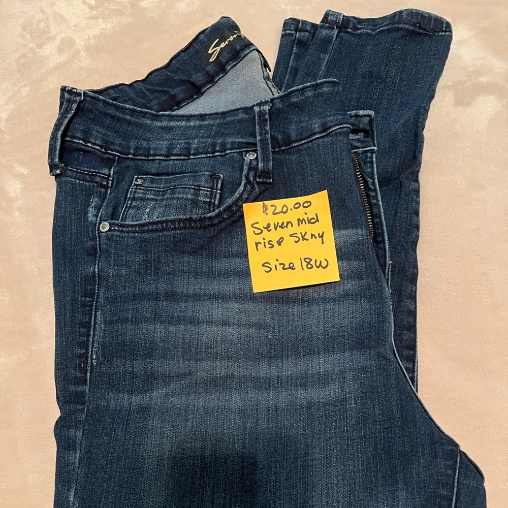 Plus size Seven Mid rise jeans